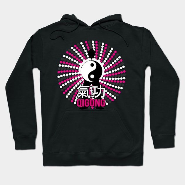 Qigong martial arts gift yin yang Hoodie by QQdesigns